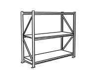 Стеллаж 200x60 (3 полки)