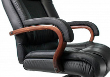 Фото Кресло руководителя T-9925WALNUT мультиблок, до 200 кг,пружин. блок, кожа, дерево