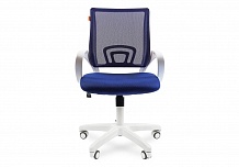 Фото Кресло офисное CHAIRMAN 696 WHITE, топ-ган, белый пластик, сетка/ткань ()