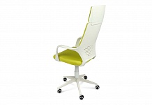 Фото Кресло компьютерное IQ WHITE | АЙКЬЮ, белый пластик, топ-ган, ткань