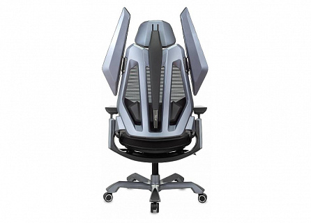 Фото: Кресло игровое Knight Aero | Найт Аэро, синхромеханизм, 3D подлокотники, ткань/сетка 5