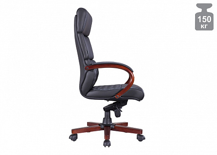 Фото Кресло руководителя PRESIDENT Wood / ПРЕЗИДЕНТ ВУД, мультиблок, экокожа 3