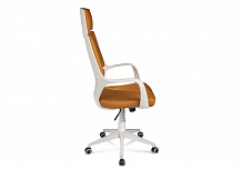 Фото Кресло компьютерное IQ WHITE | АЙКЬЮ, белый пластик, топ-ган, ткань